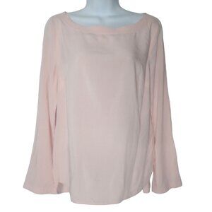 Maeve‎ By Anthropologie Light Pink Long Sleeve Blouse Women's S Flowing